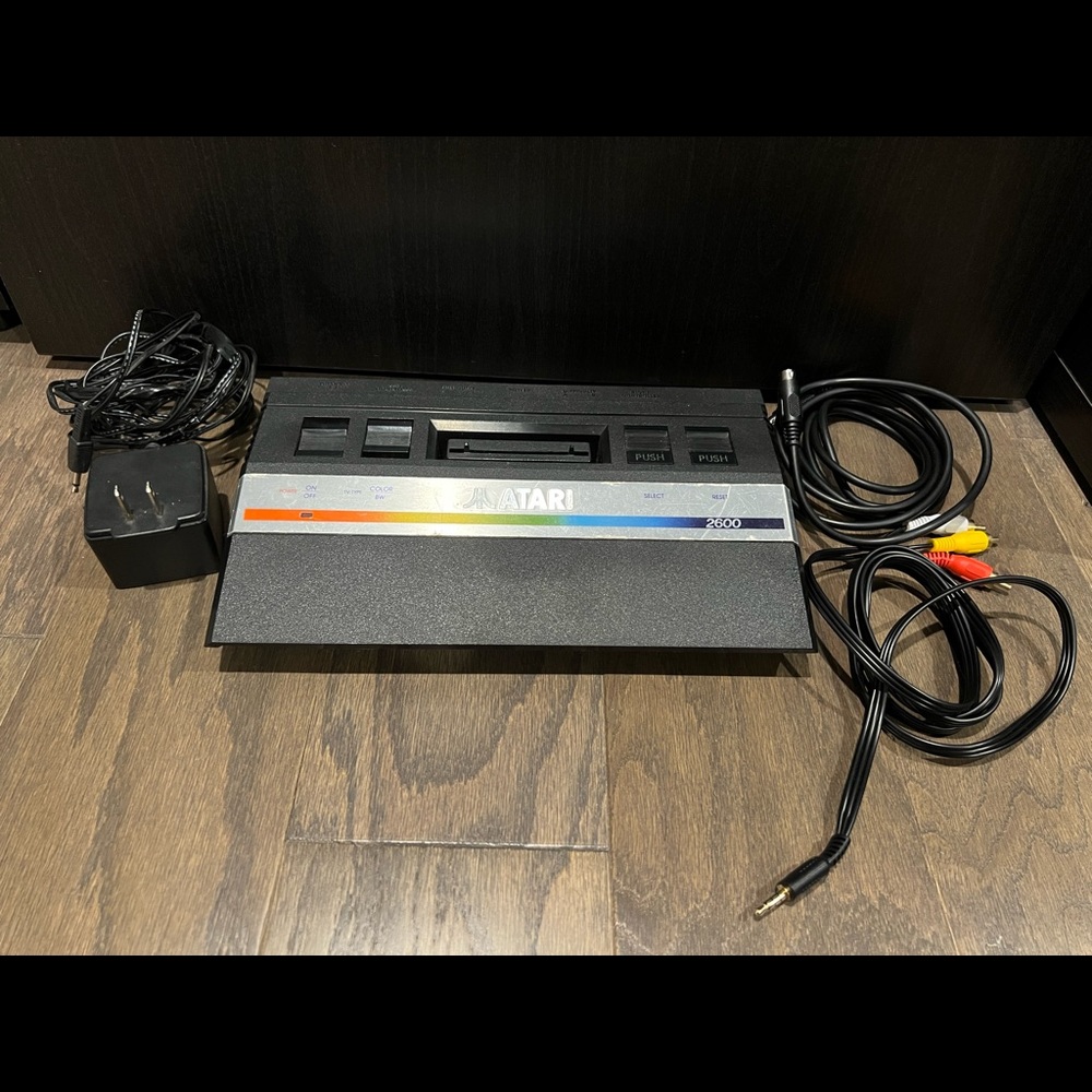S Video Modded Atari 2600 Jr Console with Cables